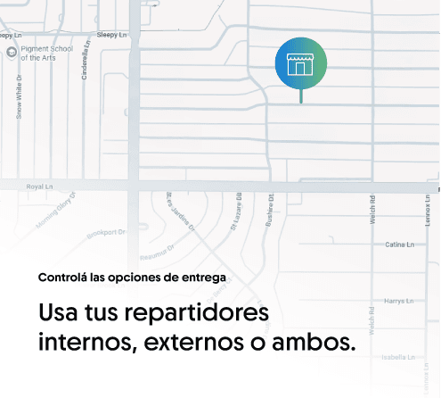 Control de opciones de entrega